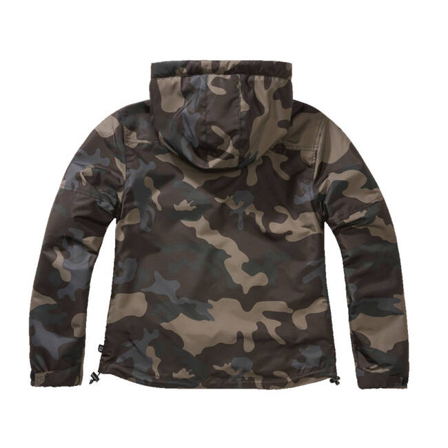 LADIES JACKET - FRONTZIP WINDBREAKER - DARKCAMO - BRANDIT 