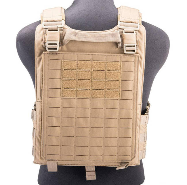 LAVC ASSAULT VEST Plate Carrier W /ROC - Coyote Brown