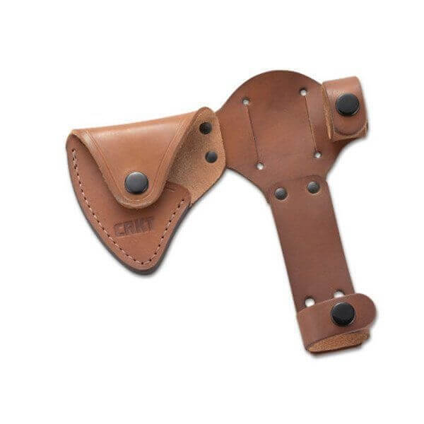 LEATHER SHEATH FOR WOODS KANGEE T-HAWK - CRKT 