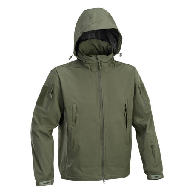 LIGHT SOFTSHELL JACKET - SCORPION - GREEN OD - DEFCON 5