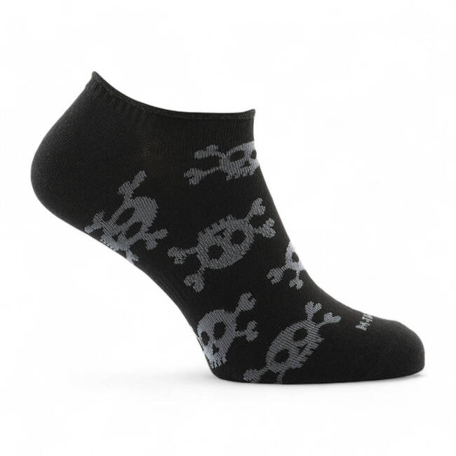 LIGHT SUMMER SOCKS - PIRATE SKULL - M-TAC - BLACK