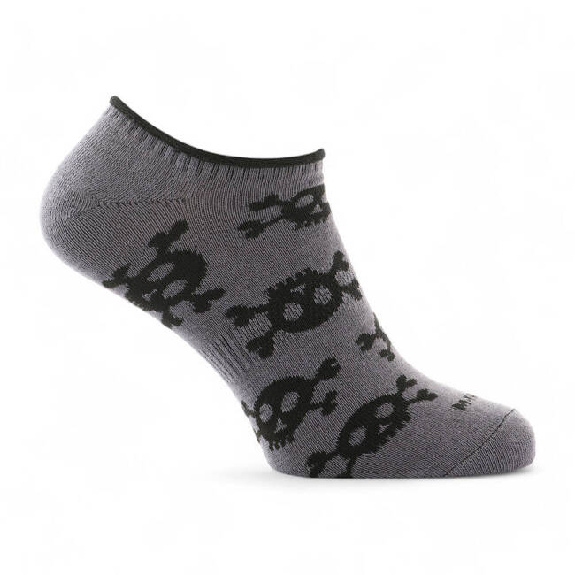 LIGHT SUMMER SOCKS - PIRATE SKULL - M-TAC - DARK GREY