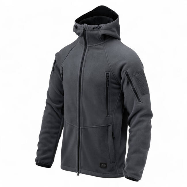 LIGHTWEIGHT FLEECE HYBRID JACKET - PATRIOT MK2 - HELIKON-TEX - BLACK