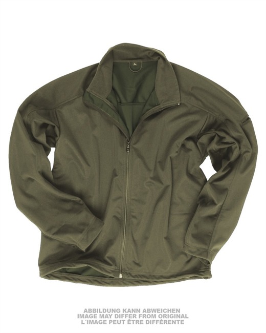 LIGHTWEIGHT SOFTSHELL JACKET  WITHOUT POCKETS - Mil-Tec® - OD