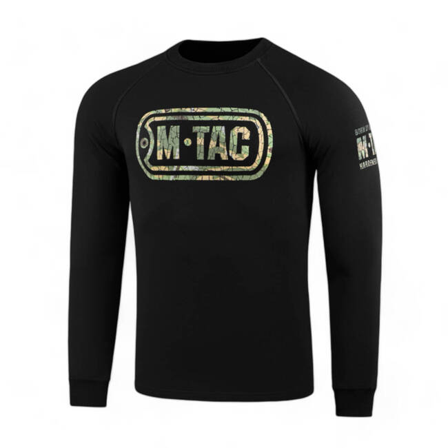 LOGO RAGLAN BLOUSE - BLACK - M-TAC