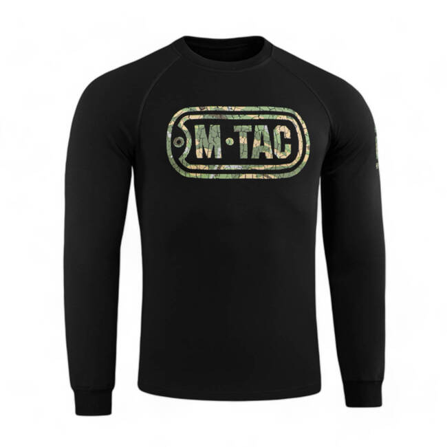 LOGO RAGLAN BLOUSE - BLACK - M-TAC