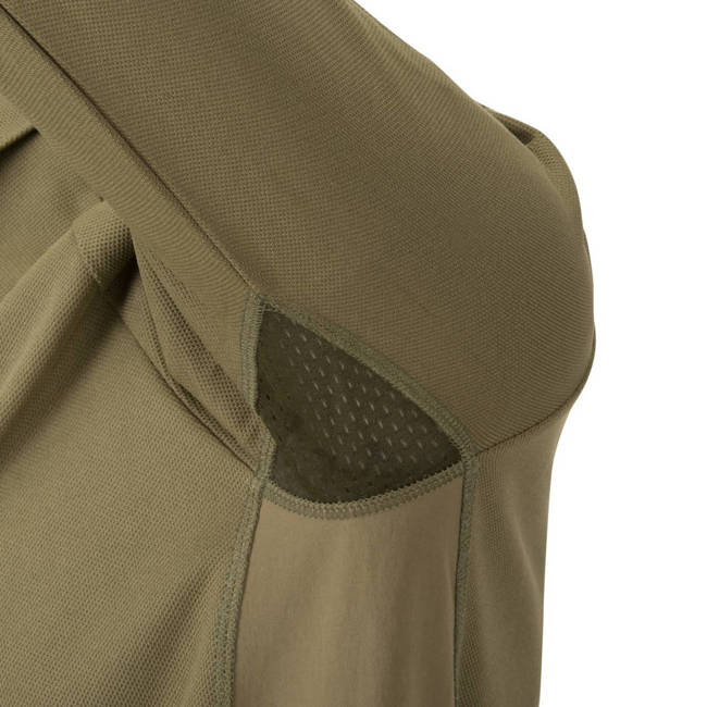 LONG SLEEVE POLO SHIRT - "RANGE®" - Helikon Tex® - ADAPTIVE GREEN