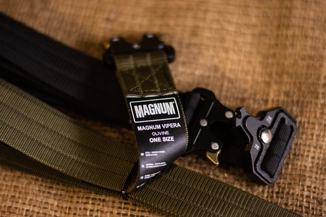 MAGNUM VIPERA BELT - BLACK - 125 CM 