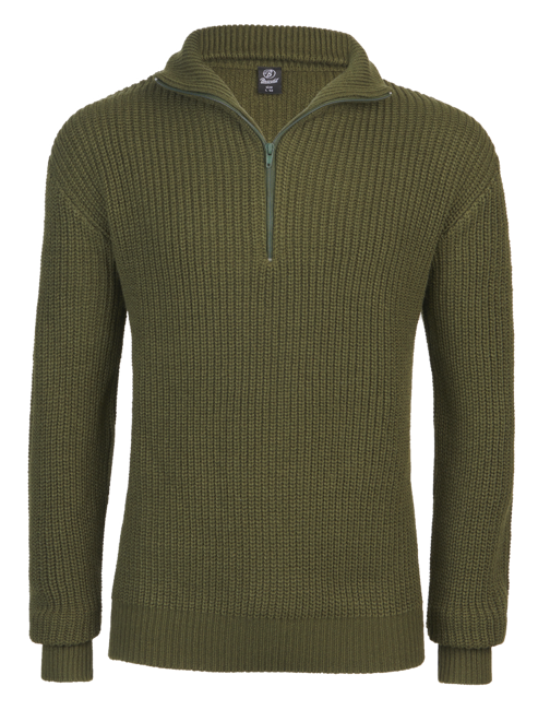 MARINE PULLOVER TROYER - OLIVE - BRANDIT