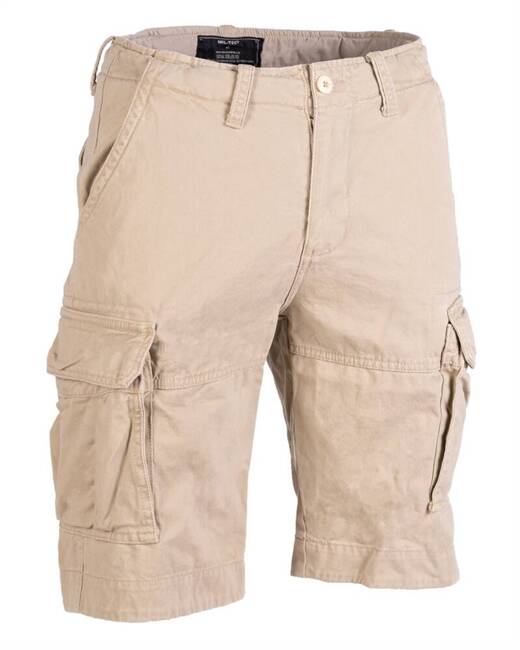 MEN'S KHAKI VINTAGE SHORTS - MIL-TEC