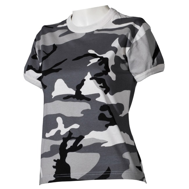 MFH women's camouflage T-shirt pattern urban metro, 160g/m2