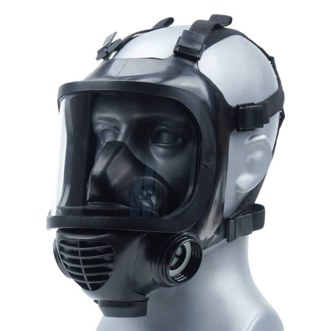 MILITARY GAS MASK CM-6 - NATO - BLACK