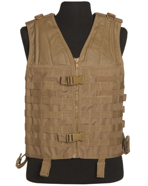 MOLLE CARRIER VEST - Mil-Tec® - COYOTE