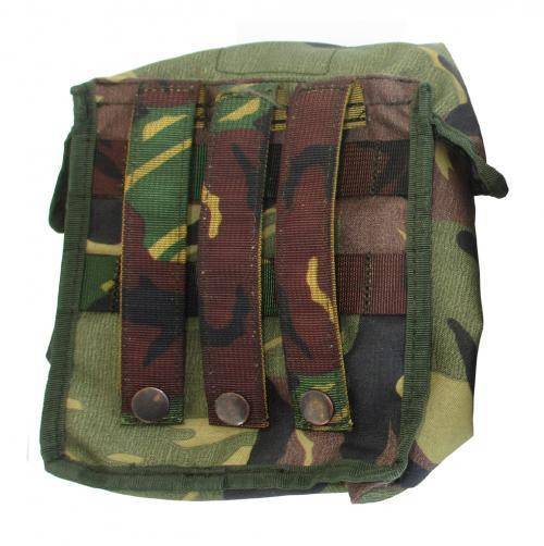 MOLLE POUCH - DPM CAMOUFLAGE - MILITARY SURPLUS FROM THE DUTCH ARMY - USED