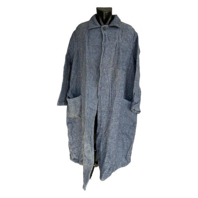 MOLTON COAT - ROMANIAN SURPLUS - BLUE - USED