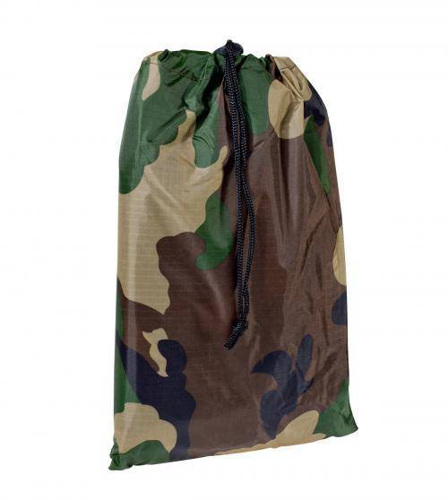 MULTI-PURPOSE TARPAULIN - "TARP BASHA" - 3 x 3 M - WOODLAND