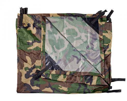 MULTI-PURPOSE TARPAULIN - "TARP BASHA" - 3 x 3 M - WOODLAND