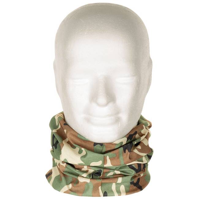 MULTIFUNCTIONAL NECK GAITER - WOODLAND - MFH®