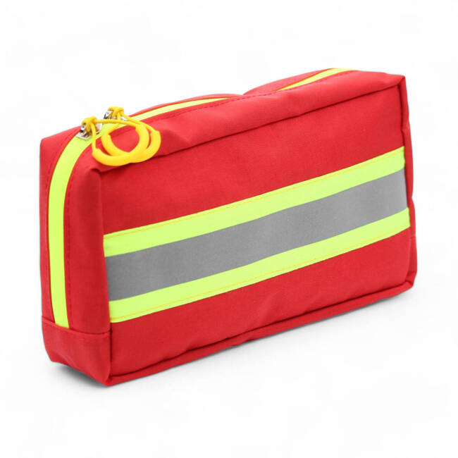 MULTIFUNCTIONAL POUCH WITH REFLECTIVE STRIPE -VULCAN MINIMAL HIGH-VIS - RED - ZENTAURON