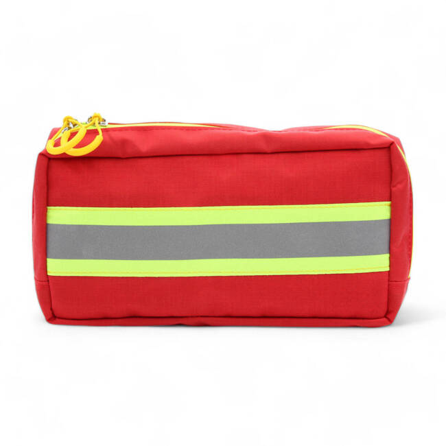 MULTIFUNCTIONAL POUCH WITH REFLECTIVE STRIPE -VULCAN MINIMAL HIGH-VIS - RED - ZENTAURON