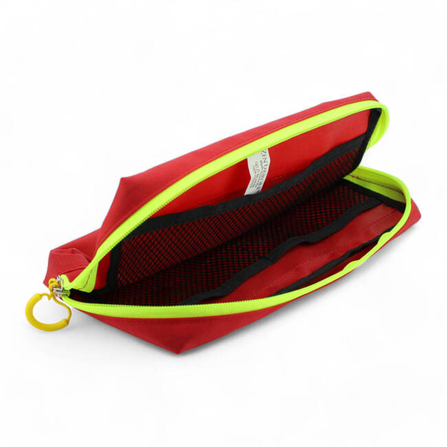 MULTIFUNCTIONAL POUCH WITH REFLECTIVE STRIPE -VULCAN MINIMAL HIGH-VIS - RED - ZENTAURON