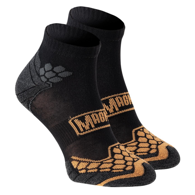 Magnum Bersor Socks - Black/Grey/Honey mustard 