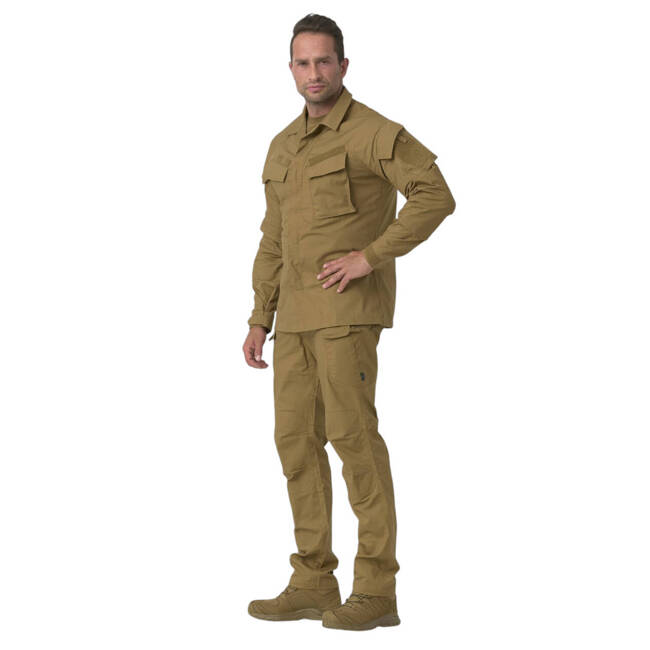 Modern uniform shirt - Raid - Polycotton Stretch Ripstop - Olive Green - Helikon-Tex