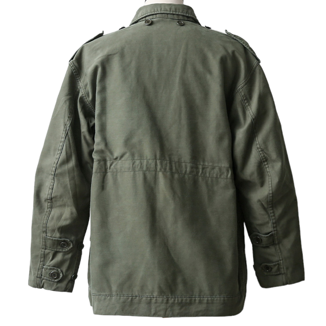 NATO FIELD JACKET WITHOUT LINING - MILITARY SURPLUS DUTCH ARMY - 80'S-90'S - OD GREEN - LIKE NEW