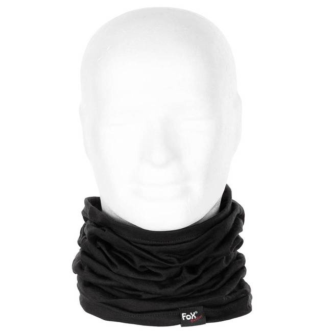 NECK GAITER - "MERINO LITE" - Fox Outdoor® - BLACK