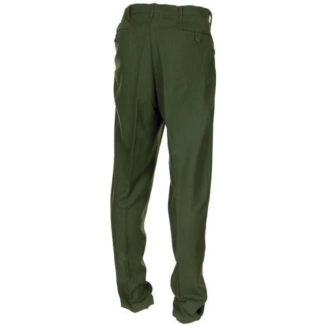 PANTS - GREEN - MILITARY SURPLUS SWEDISH ARMY - LIKE NEW