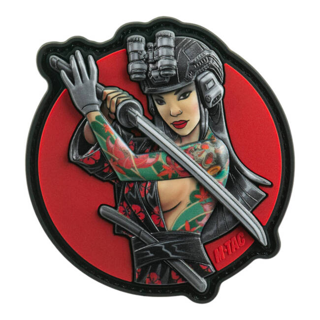 PATCH TACTICAL GIRL ?3 WATTERFALL PVC - COLOR - M-TAC