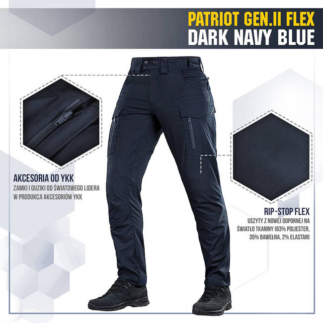 PATRIOT GEN.II FLEX TACTICAL PANTS, ARMY OLIVE  - M-TAC