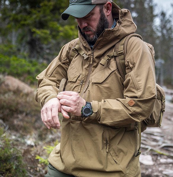 PILGRIM Anorak Jacket® Coyote - Helikon Tex Coyote | Apparel \ Jackets \  Parkas  Overcoats Apparel \ Wet Weather Wear \ Wet Weather Jackets  militarysurplus.eu | Army Navy Surplus - Tactical |