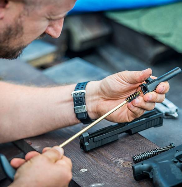 PISTOL CLEANING KITS FOR .38/ 9 MM - COPPER