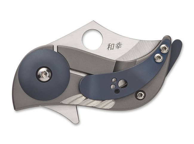 POCHI POCKET KNIFE - GREY - SPYDERCO