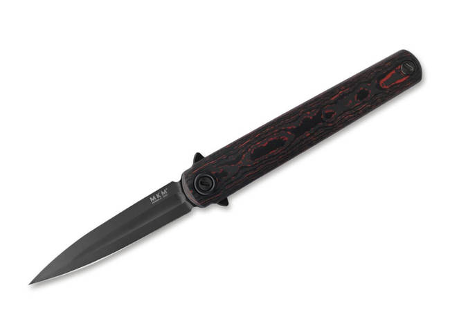 POCKET KNIFE „FLAME DAGGER LAVA CARBON” - MKM