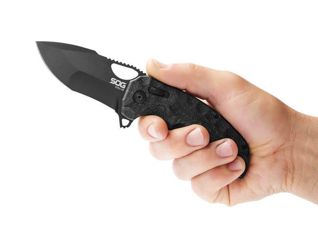 POCKET KNIFE KIKU XR BLACKOUT - SOG