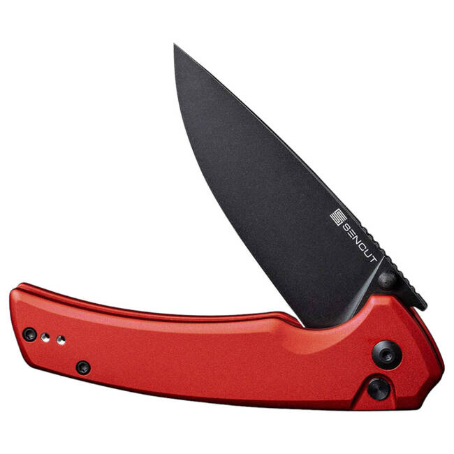 POCKET KNIFE - "SENCUT Serene Aluminum Red Black" - Böker 