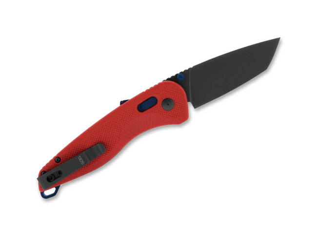 POCKET KNIFE SOG - Aegis AT Tanto Rescue Red & Indigo - RED