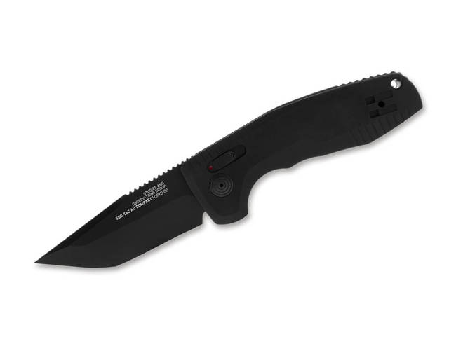 POCKET KNIFE SOG-TAC AU COMPACT STRAIGHT EDGE - BLACK