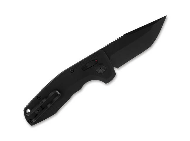 POCKET KNIFE SOG-TAC AU COMPACT STRAIGHT EDGE - BLACK