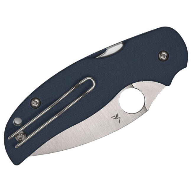 POCKET KNIFE Sage 5 Lightweight CPM SPY27 G10 Blue PlainEdge - SPYDEREDGE