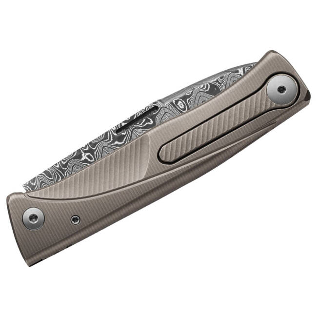 POCKET KNIFE "THRILL DAMASCUS GREY" - LIONSTEEL