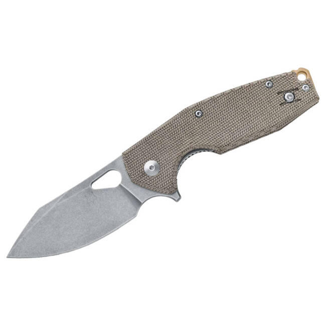 POCKET KNIFE "YARU MICARTA GREEN OD" - FOX KNIVES