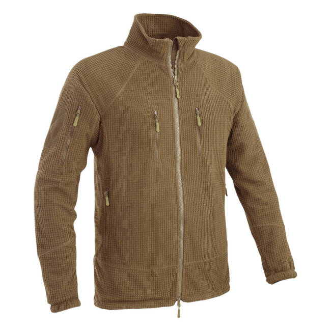 POLAR EAGLE TACTICAL TACTICAL FULL ZIP JACKET - COYOTE - DEFCON 5