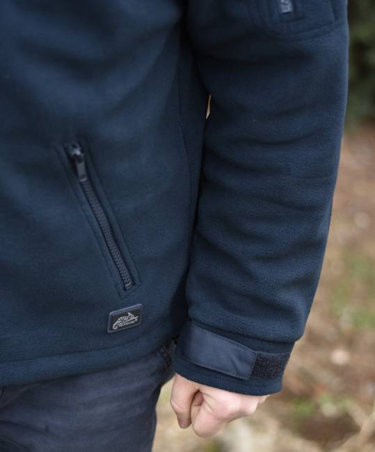 POLAR JACKET - "CLASSIC ARMY" - Helikon Tex® - NAVY BLUE -  WITH EMBLEMS - ANP