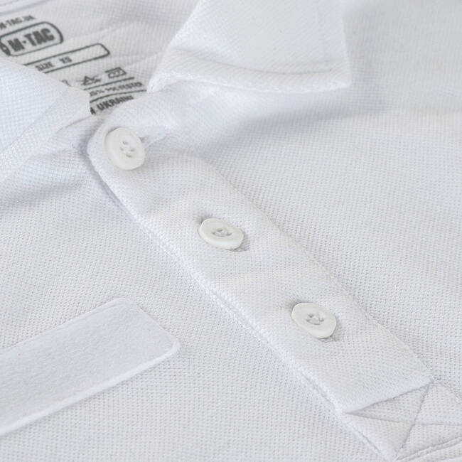 POLO TACTICAL SHIRT 65/35 - WHITE - M-TAC