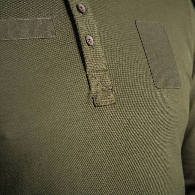 POLO TACTICAL SHIRT LONG SLEEVE 65/35 - ARMY OLIVE - M-TAC