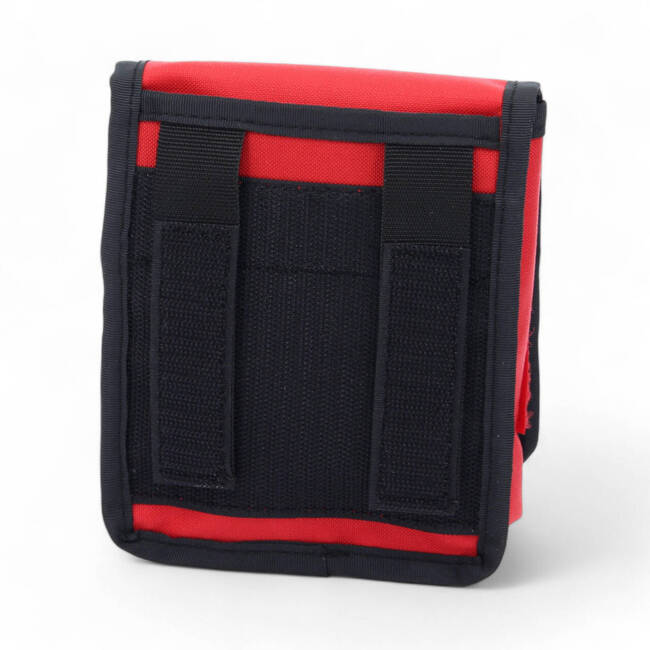 POUCH FOR WRITING UTENSILS - FROM A6 - VELCRO HIGH-VIS - RED - ZENTAURON