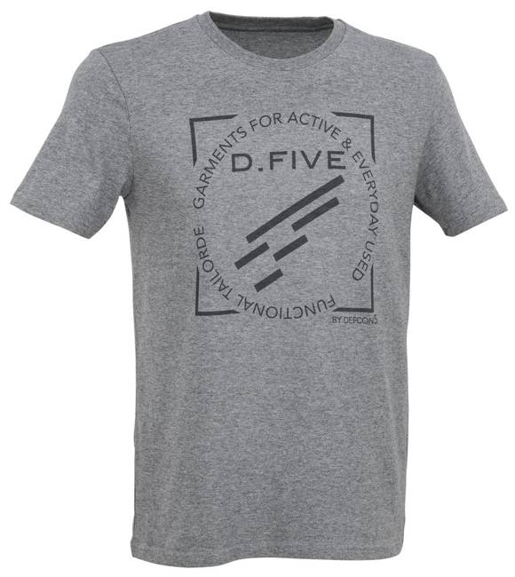 PRINTED T-SHIRT - D.FIVE - GRAY